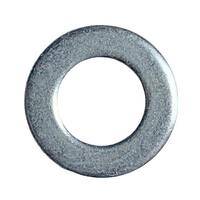 M10  Hardened Flat Washer, DIN 125A, 200 HV, Zinc